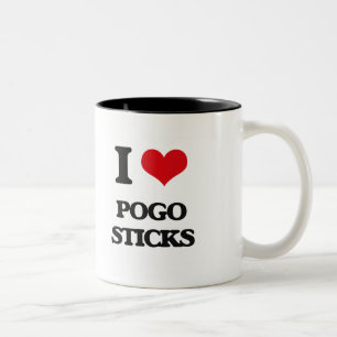 I love Pogo Sticks Two-Tone Coffee Mug