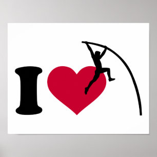 I love Pole vault Poster