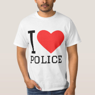 i love police T-Shirt