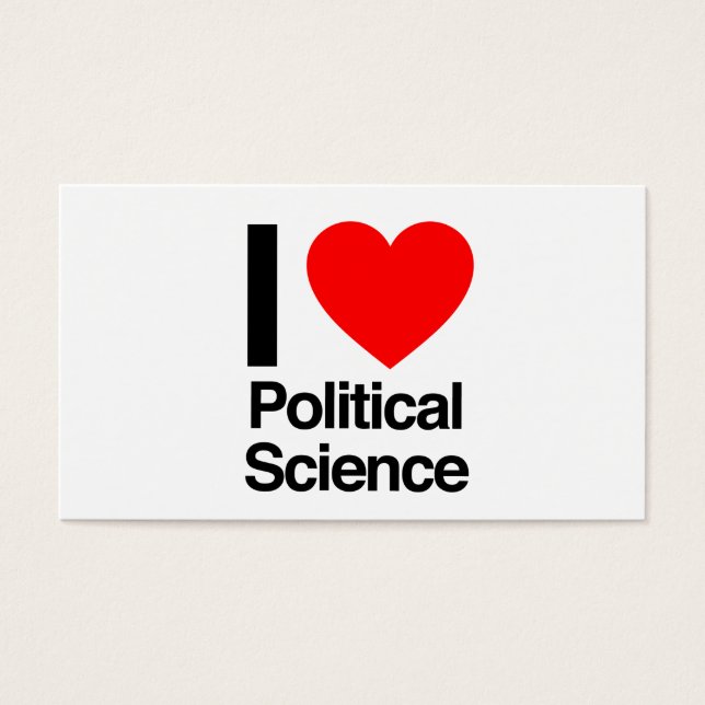 i love political science (Front)