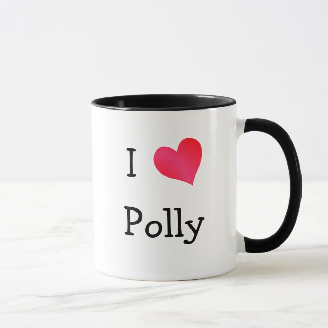 I Love Polly Mug (Right)