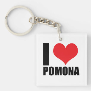 I love Pomona Keychain