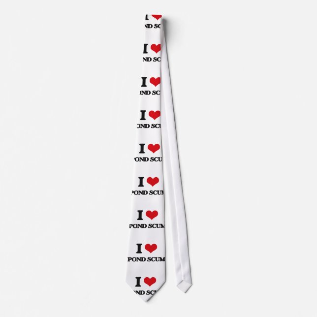 I love Pond Scum Tie (Front)