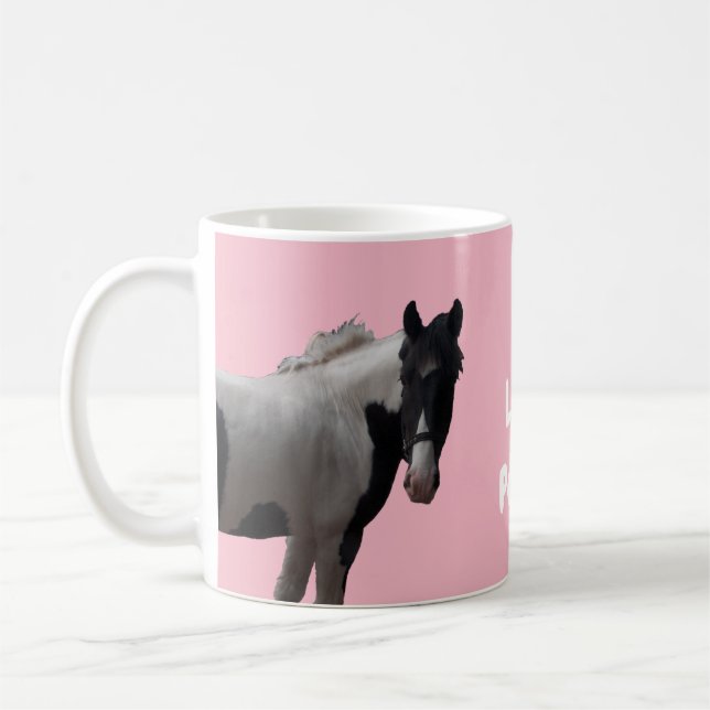 I Love Ponies Coffee Mug (Left)