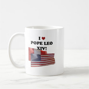 I Love Pope Leo XIV! Coffee Mug