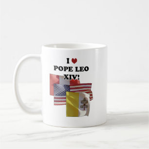 I Love Pope Leo XIV! (Version II) Coffee Mug