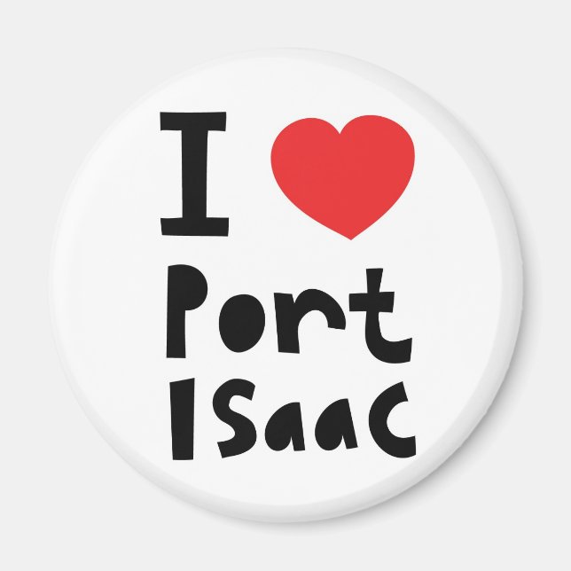 I love Port Isaac Magnet (Front)