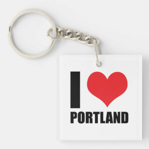 I love Portland  Keychain