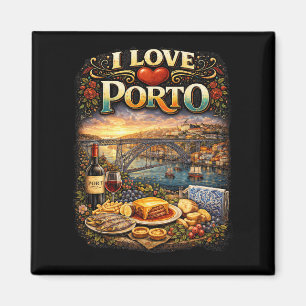I Love Porto Magnet