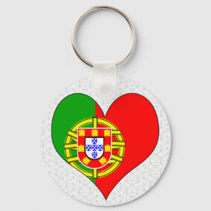 I Love Portugal Keychain