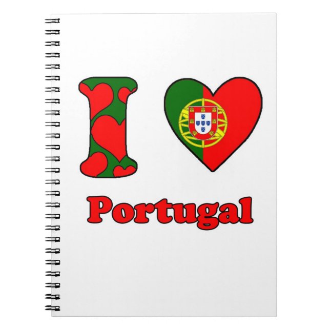 I love Portugal Notebook (Front)