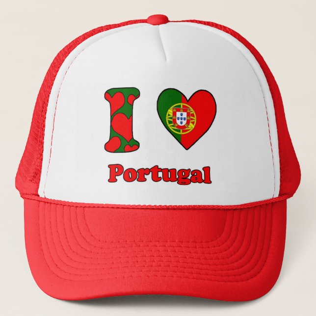 I love Portugal Trucker Hat (Front)