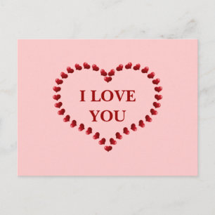 I LOVE ....... POSTCARD