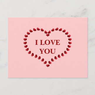 I LOVE ....... POSTCARD