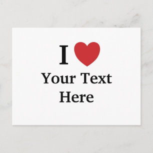 I Love Postcards Template - Add Text