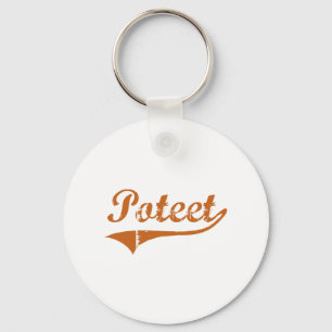 I Love Poteet Texas Keychain