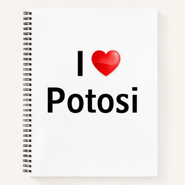I love Potosi Notebook (Front)