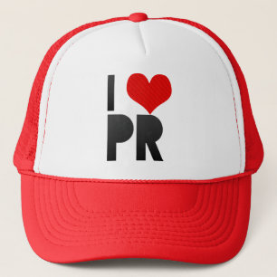 I Love PR Trucker Hat