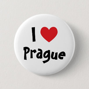 I Love Prague 2 Inch Round Button