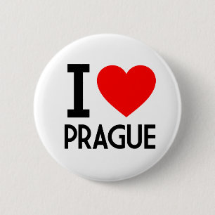 I Love Prague 2 Inch Round Button