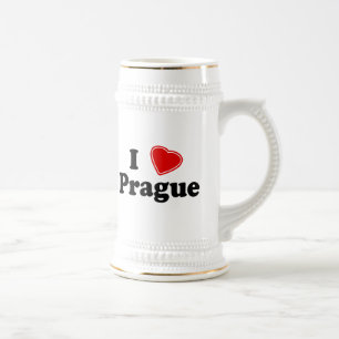 I Love Prague Beer Stein