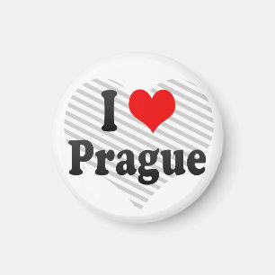 I Love Prague, Czech Republic Magnet