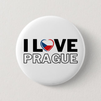 I LOVE PRAGUE - For real Praguers! 2 Inch Round Button