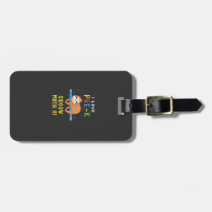 I love PRE-K Slooow Much Sloth Back to School T-Sh Luggage Tag