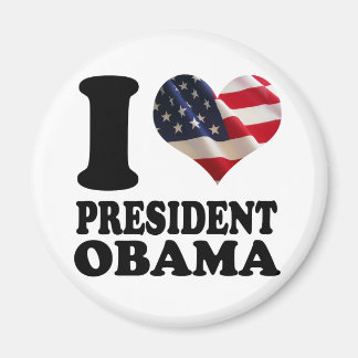 I love President Obama Magnet