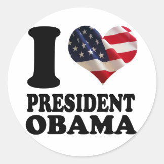 I love President Obama Sticker