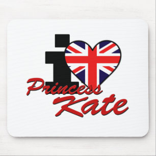 I Love Princess Kate Mouse Pad