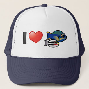 I Love Princess Parrotfish Trucker Hat