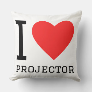 I love projector throw pillow