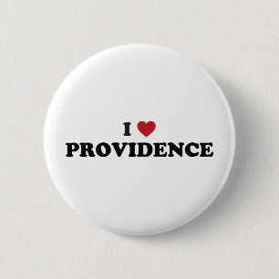 I Love Providence Rhode Island 2 Inch Round Button