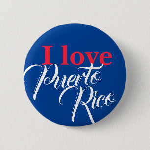 I love Puerto Rico 2 Inch Round Button