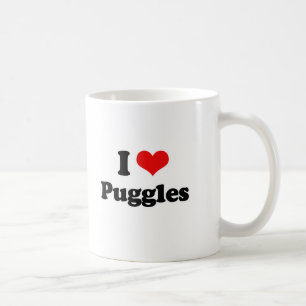 I Love Puggles Coffee Mug