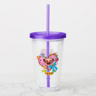 I Love Pugs! Acrylic Tumbler