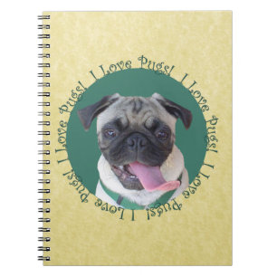 I Love Pugs! Notebook