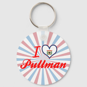 I Love Pullman, West Virginia Keychain