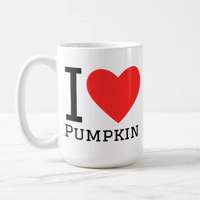 I love pumpkin coffee mug (Left)