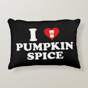I Love Pumpkin Spice Accent Pillow