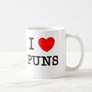 I Love Puns Coffee Mug