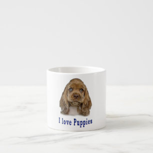 I love puppies espresso cup