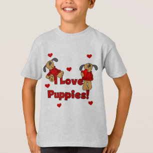 I Love Puppies Tshirts and Gifts