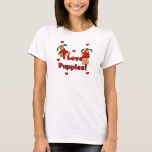 I Love Puppies Tshirts and Gifts