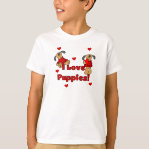 I Love Puppies Tshirts and Gifts