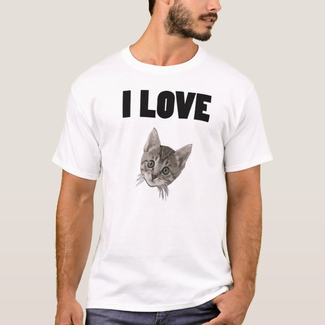 I LOVE PUSSY T-Shirt (Front)