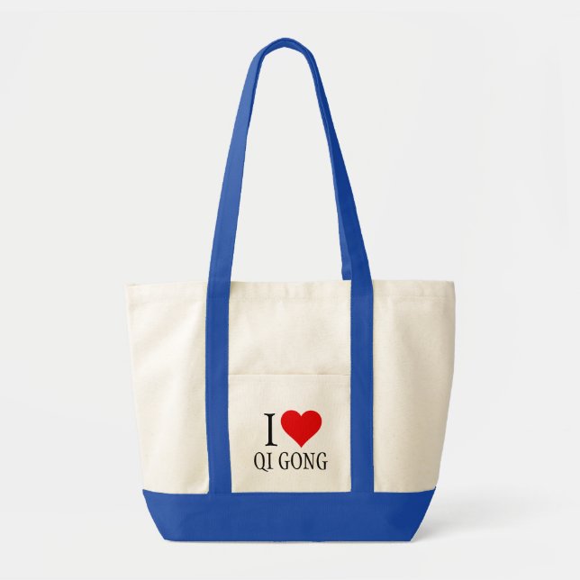 I Love Qi Gong Tote Bag (Front)