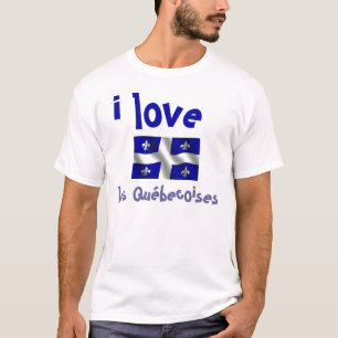 I Love Quebec Girls T-shirt