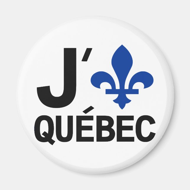 I Love Quebec Magnet (Front)